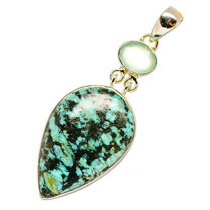 Tibetan Turquoise Pendants handcrafted by Ana Silver Co - PD5869