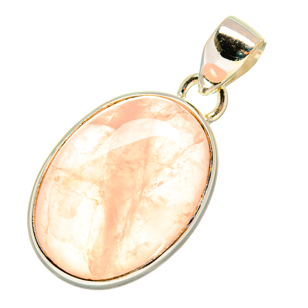 Rose Quartz Pendants handcrafted by Ana Silver Co - PD5883