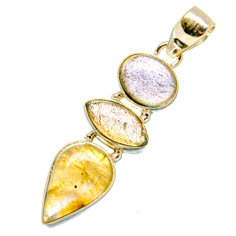 Labradorite Pendants handcrafted by Ana Silver Co - PD5896