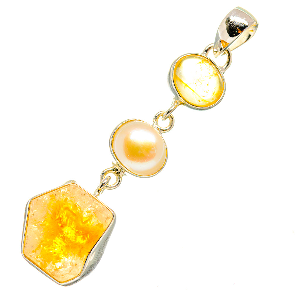 Citrine Pendants handcrafted by Ana Silver Co - PD5900