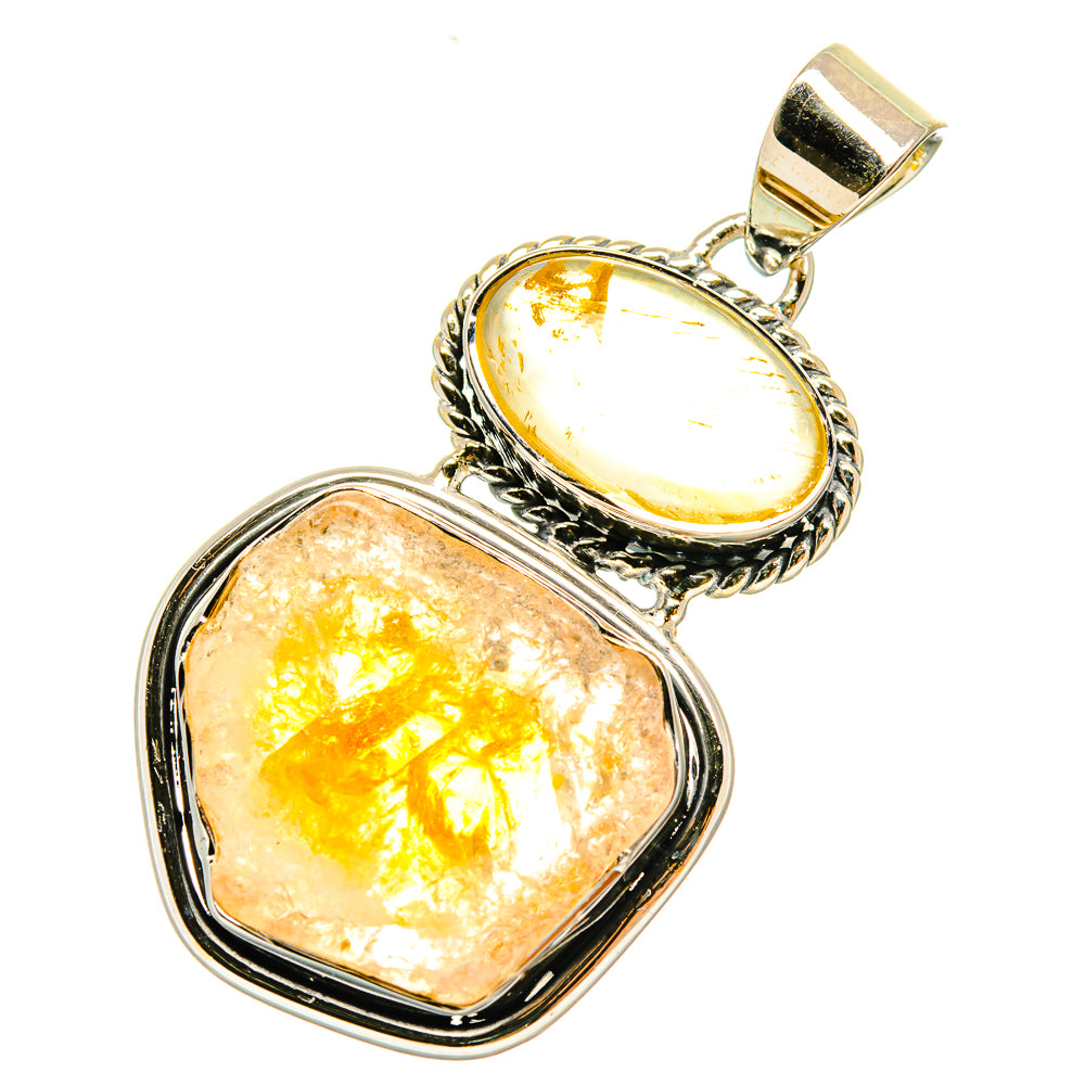 Citrine Pendants handcrafted by Ana Silver Co - PD5913