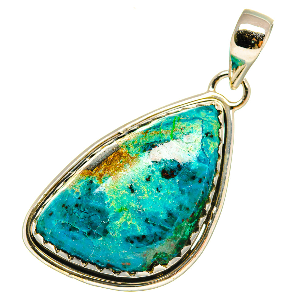 Chrysocolla Pendants handcrafted by Ana Silver Co - PD5914