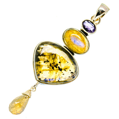 Labradorite Pendants handcrafted by Ana Silver Co - PD5918
