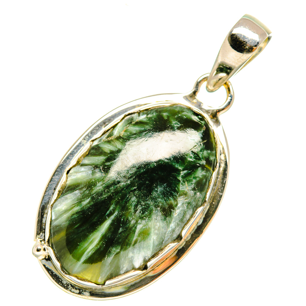 Seraphinite Pendants handcrafted by Ana Silver Co - PD5920