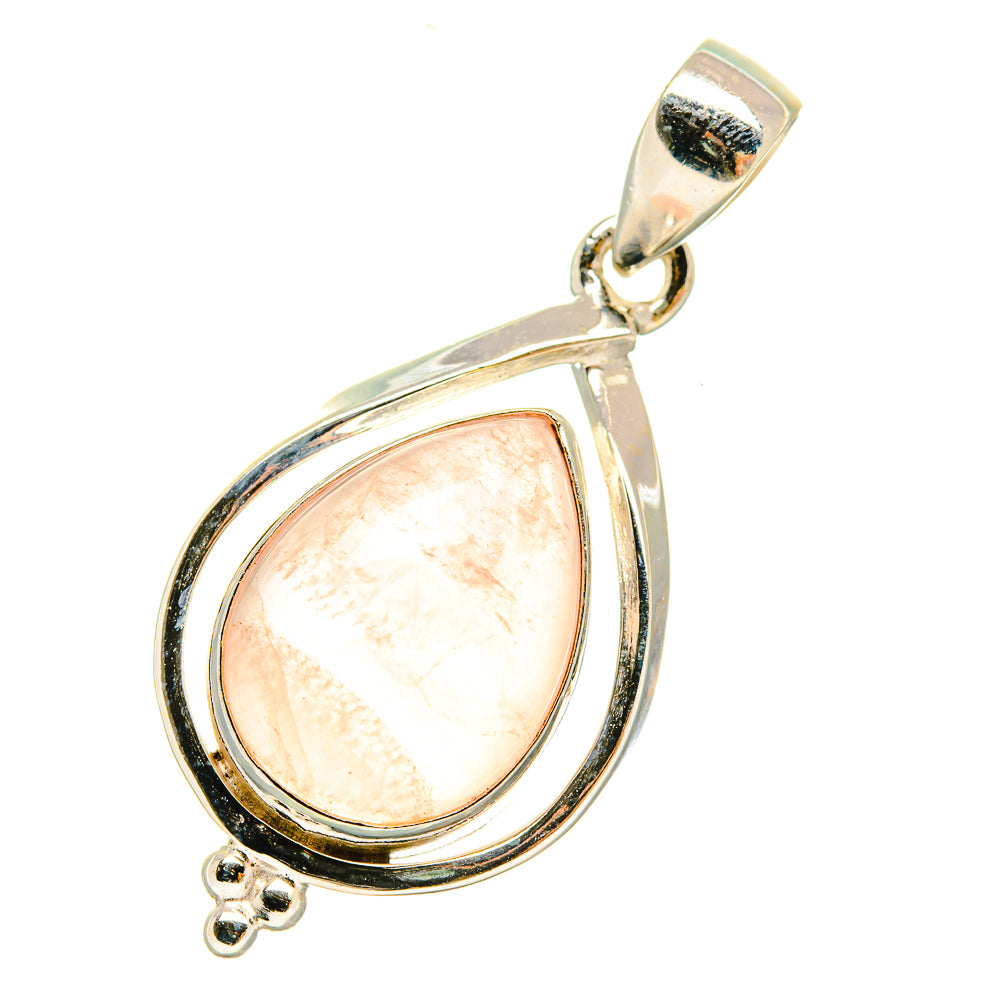 Rose Quartz Pendants handcrafted by Ana Silver Co - PD5923