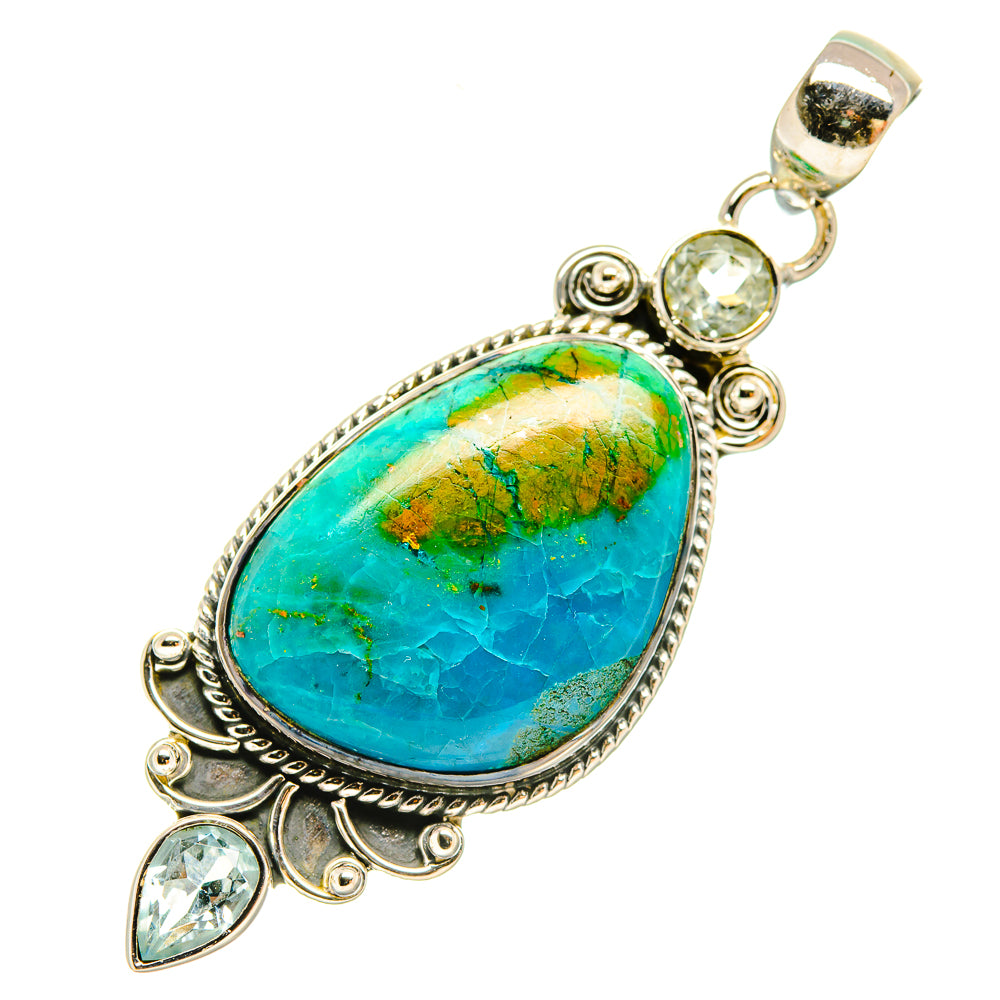 Chrysocolla Pendants handcrafted by Ana Silver Co - PD5925