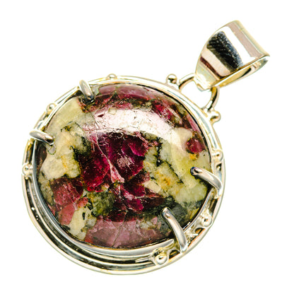 Russian Eudialyte Pendants handcrafted by Ana Silver Co - PD5926