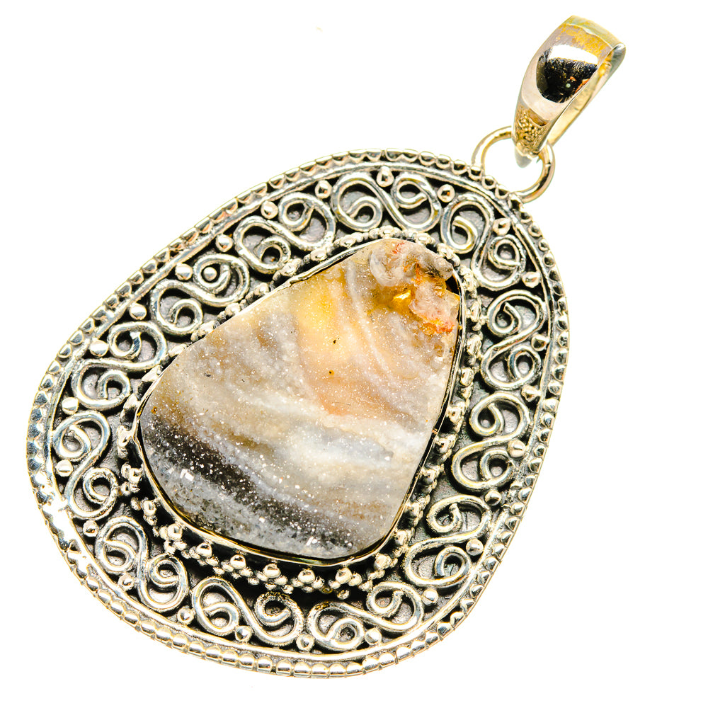 Desert Druzy Pendants handcrafted by Ana Silver Co - PD5940 - Photo 2