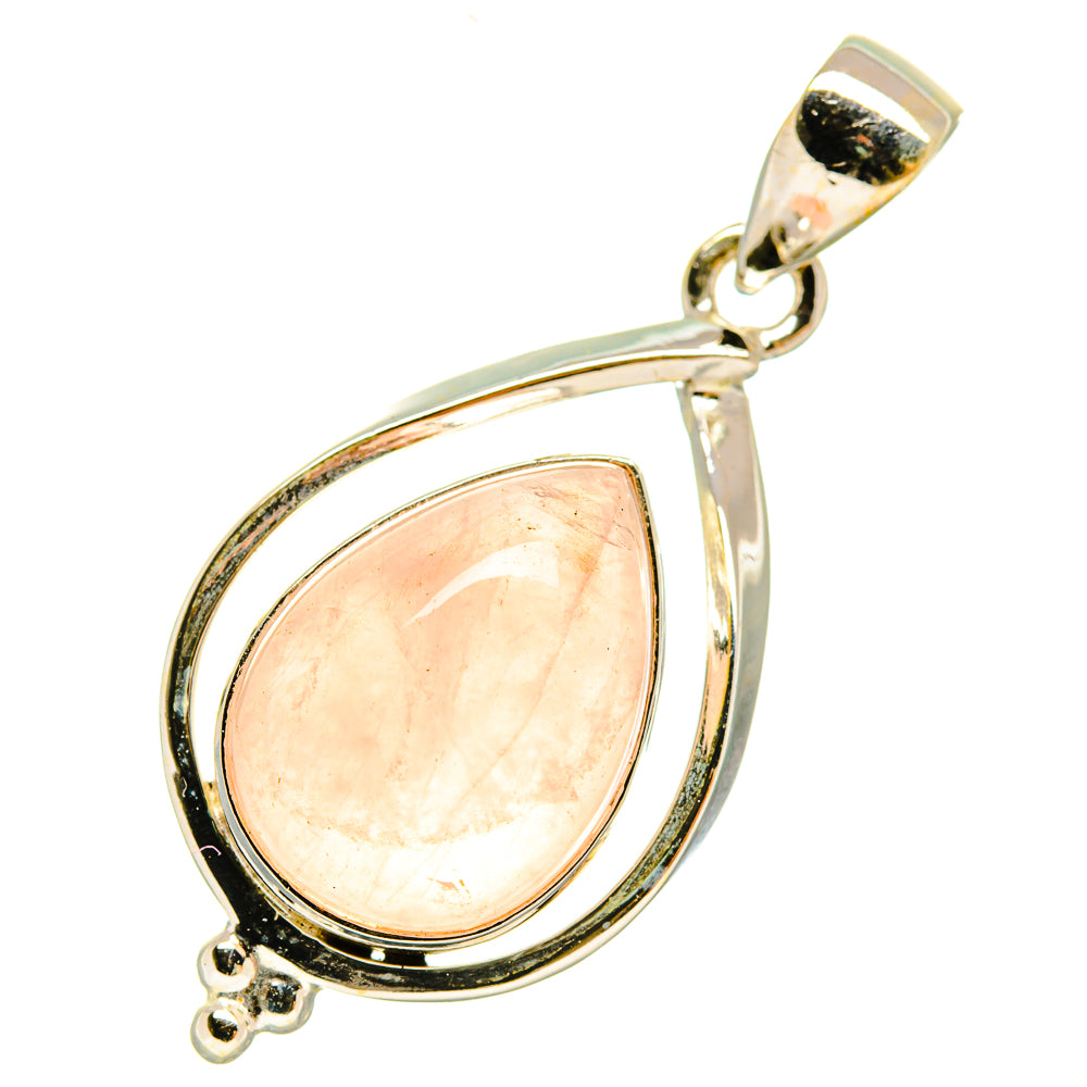 Rose Quartz Pendants handcrafted by Ana Silver Co - PD5943