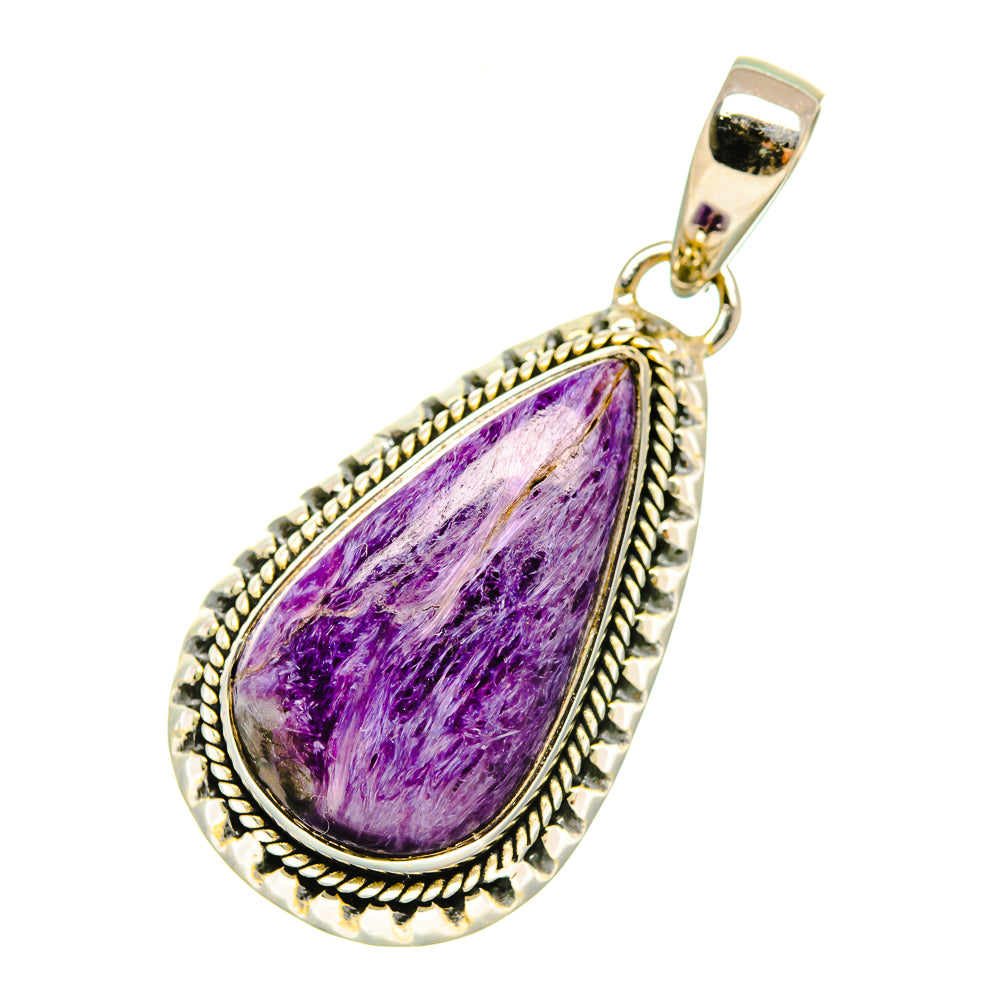 Charoite Pendants handcrafted by Ana Silver Co - PD5945