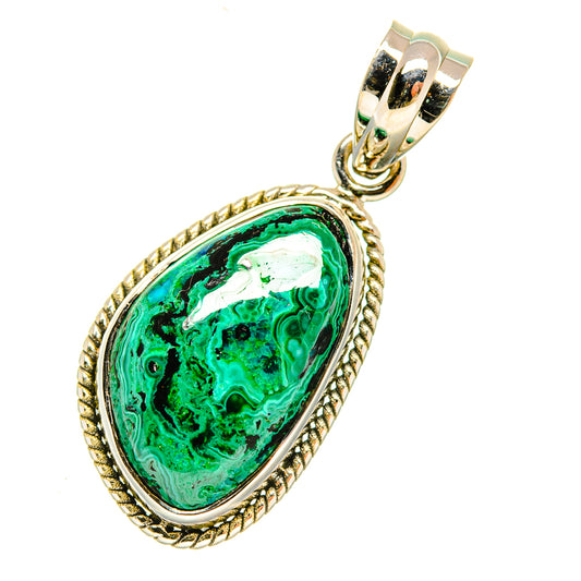 Chrysocolla Pendants handcrafted by Ana Silver Co - PD5961