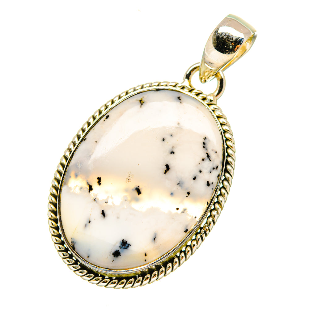 Dendritic Agate Pendants handcrafted by Ana Silver Co - PD5967