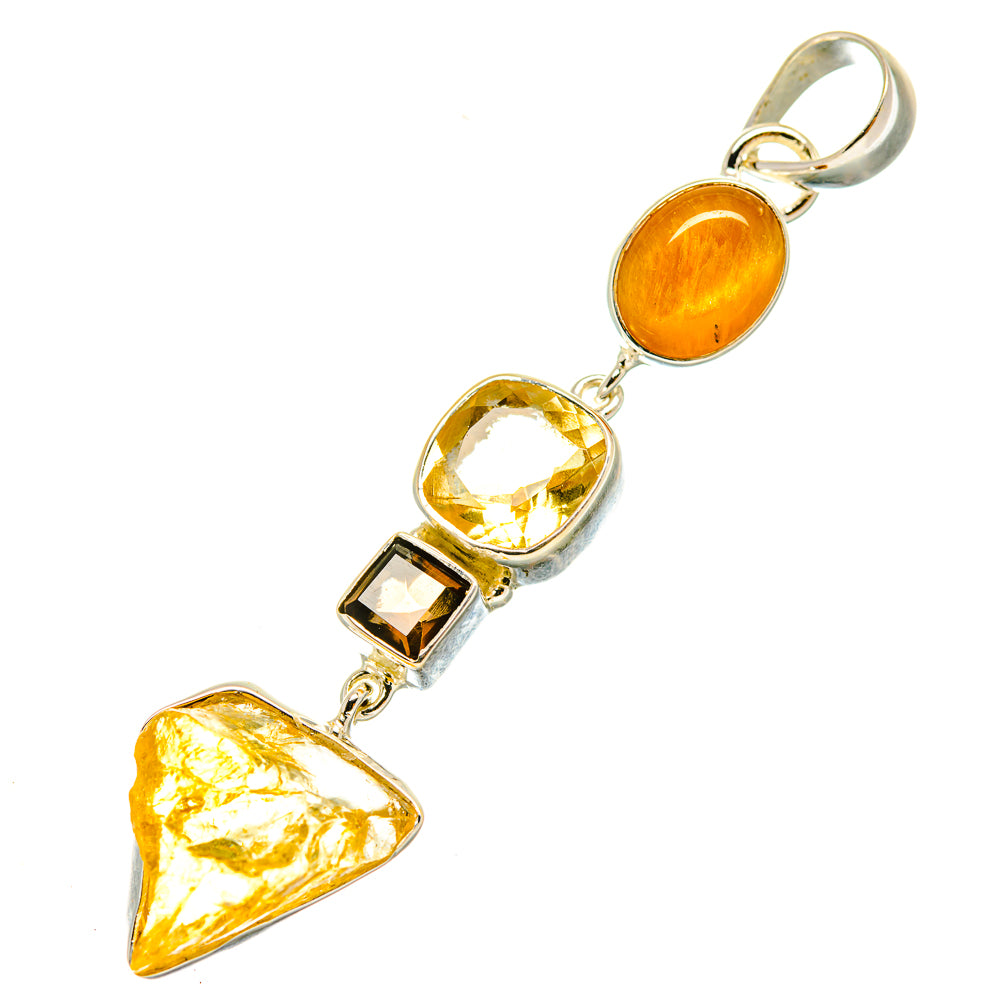 Citrine Pendants handcrafted by Ana Silver Co - PD5973