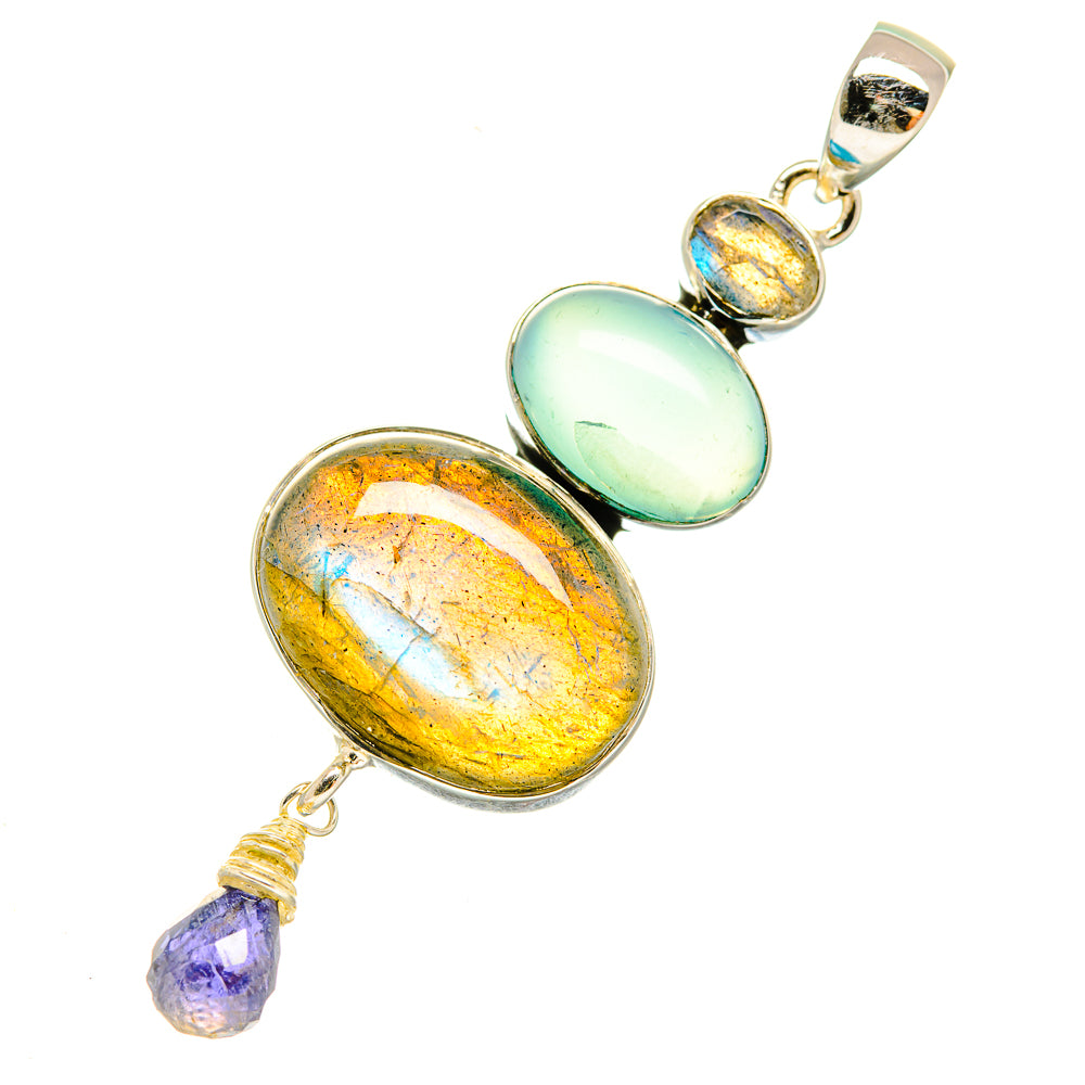 Labradorite Pendants handcrafted by Ana Silver Co - PD5974