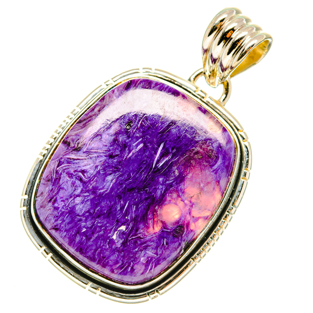 Charoite Pendants handcrafted by Ana Silver Co - PD6008
