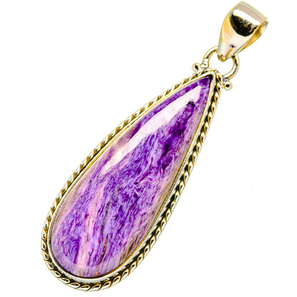 Charoite Pendants handcrafted by Ana Silver Co - PD6017