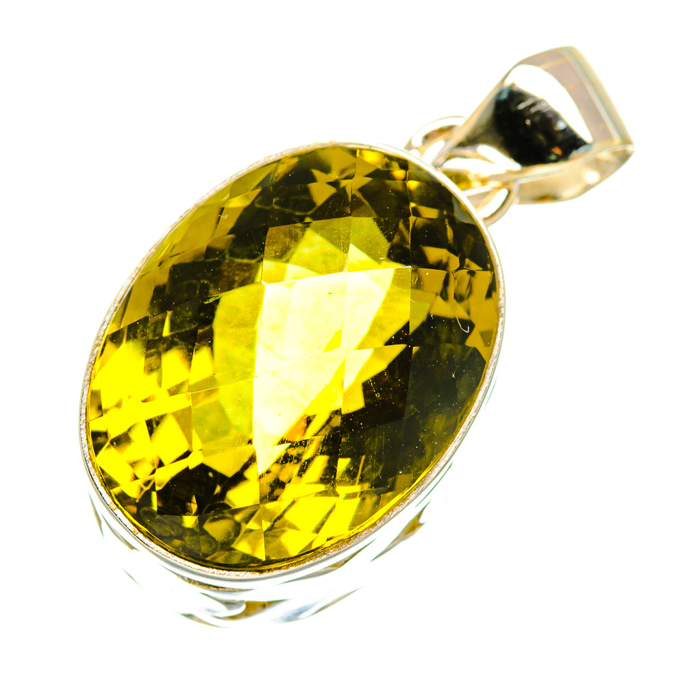 Olive Quartz Pendants handcrafted by Ana Silver Co - PD6018