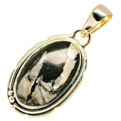 Pinolith Jasper Pendants handcrafted by Ana Silver Co - PD6021 - Photo 2