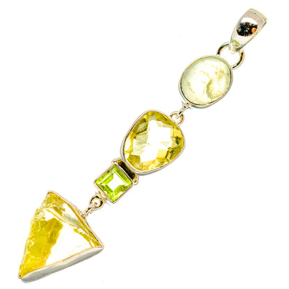Citrine Pendants handcrafted by Ana Silver Co - PD6031