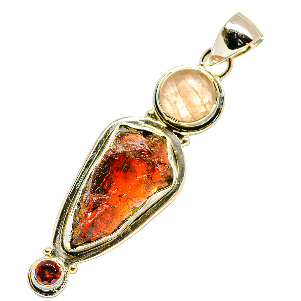 Garnet Pendants handcrafted by Ana Silver Co - PD6033