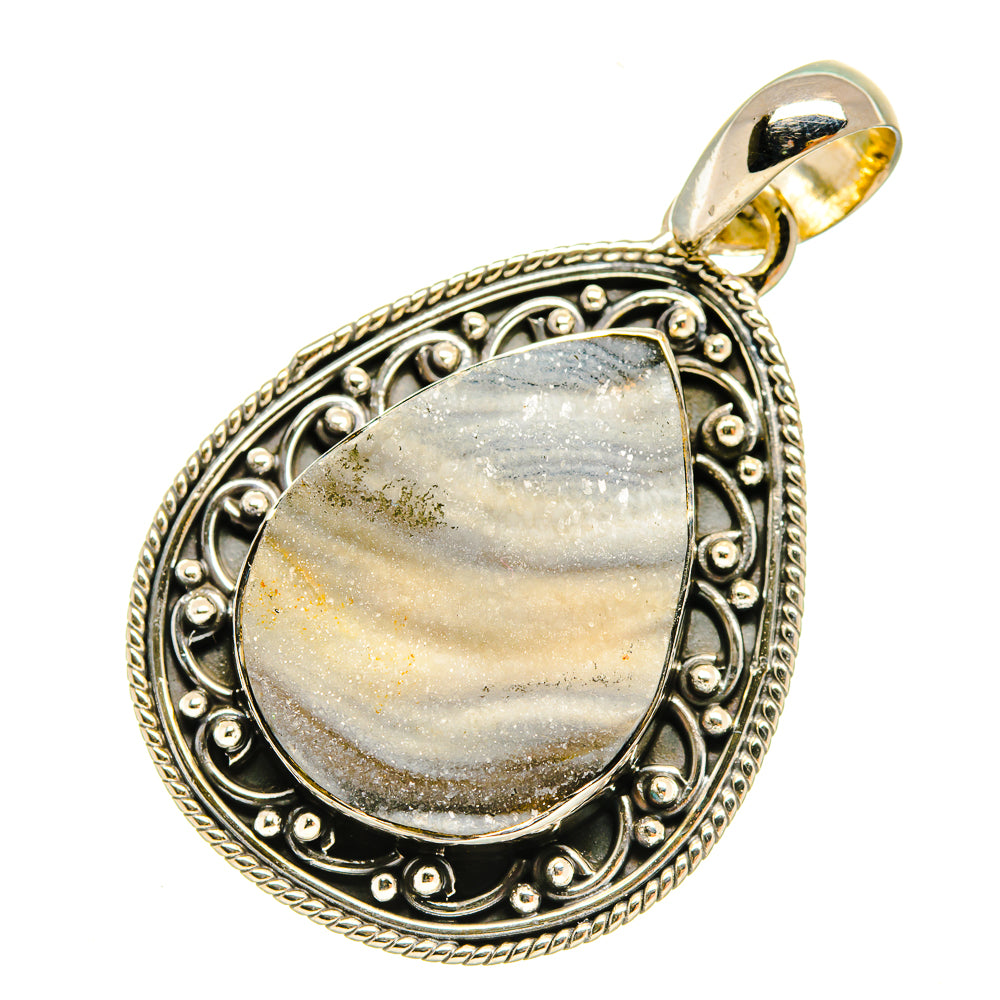Desert Druzy Pendants handcrafted by Ana Silver Co - PD6034
