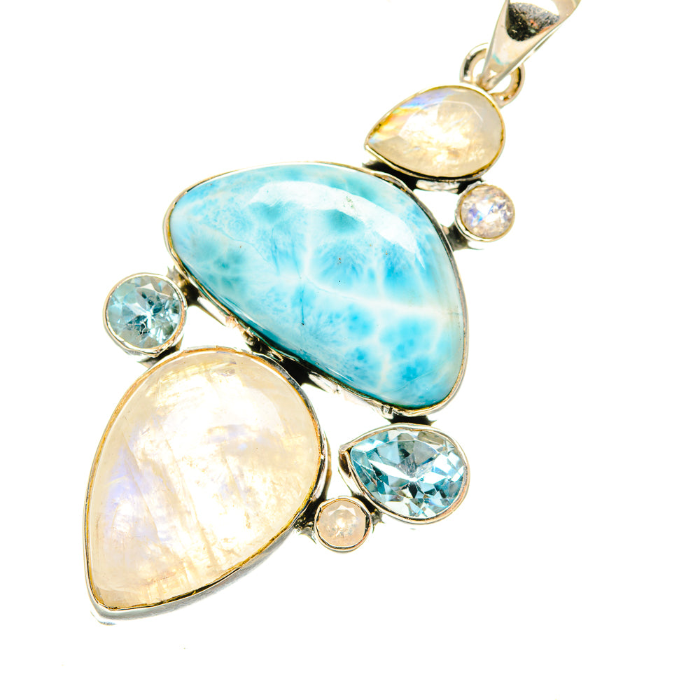 Larimar Pendants handcrafted by Ana Silver Co - PD6042