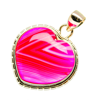 Pink Botswana Agate Pendants handcrafted by Ana Silver Co - PD6044