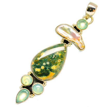 Ocean Jasper Pendants handcrafted by Ana Silver Co - PD6047