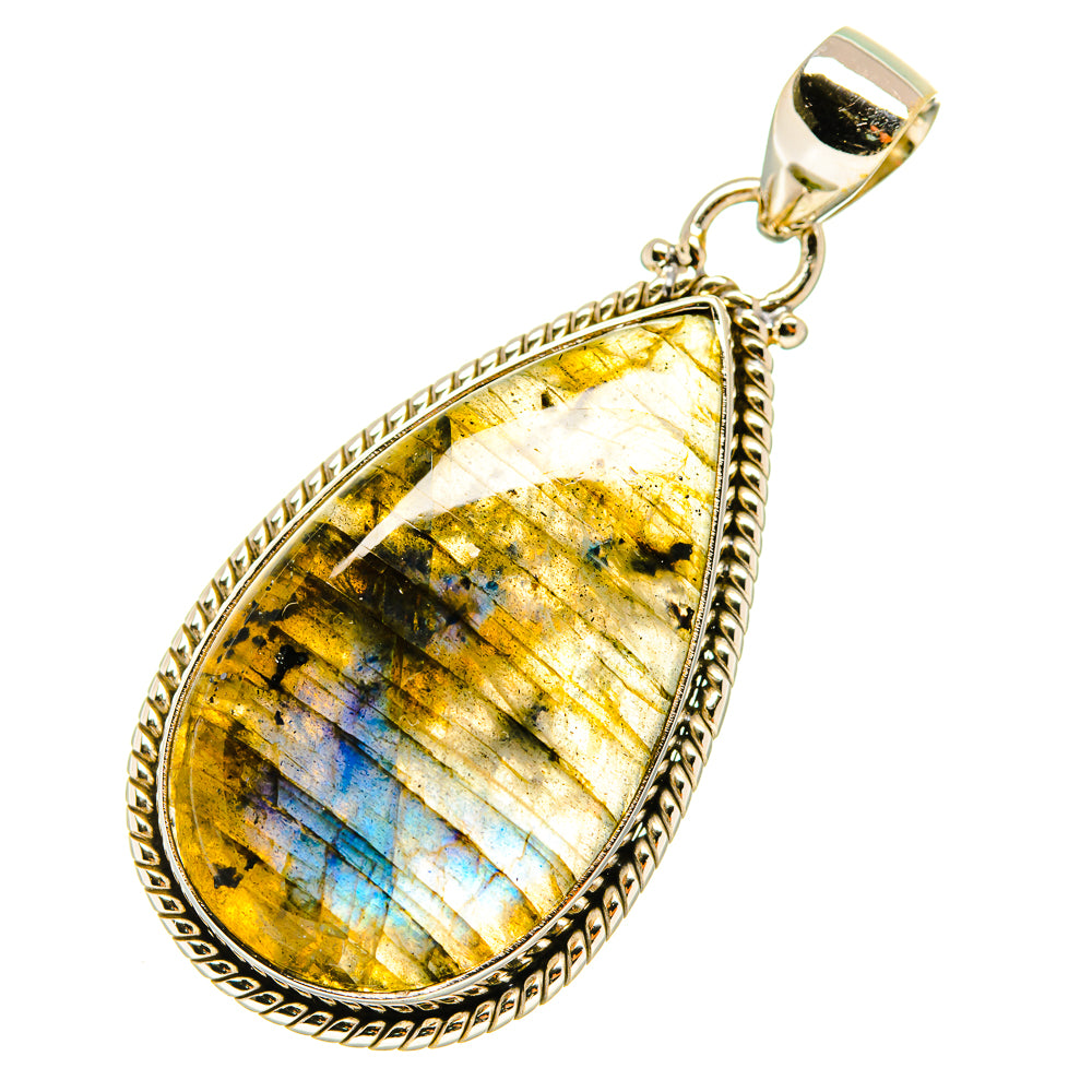 Labradorite Pendants handcrafted by Ana Silver Co - PD6087