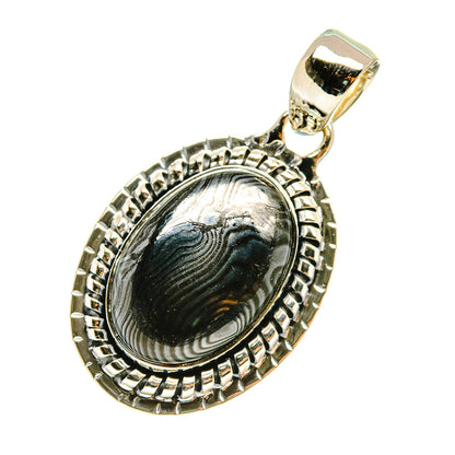 Psilomelane Pendants handcrafted by Ana Silver Co - PD6095