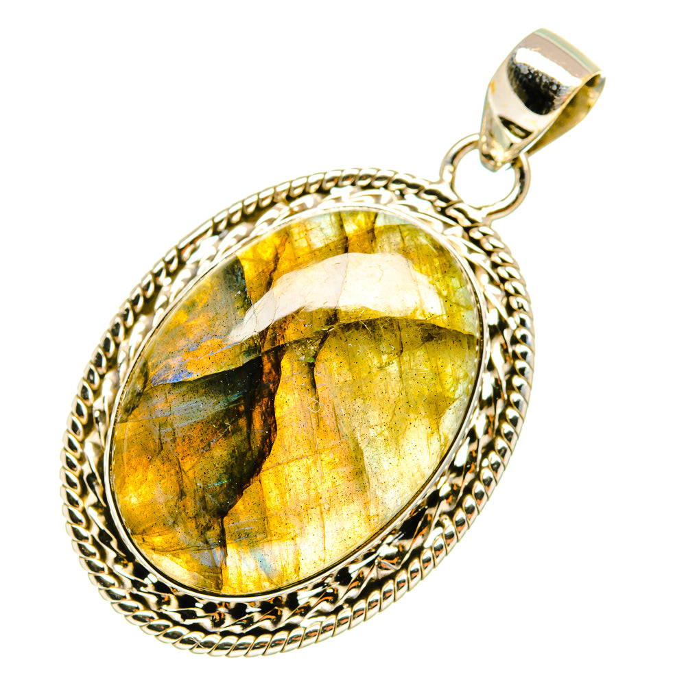 Labradorite Pendants handcrafted by Ana Silver Co - PD6096