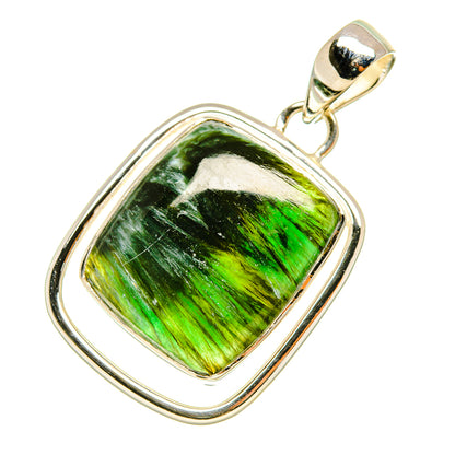 Seraphinite Pendants handcrafted by Ana Silver Co - PD6100