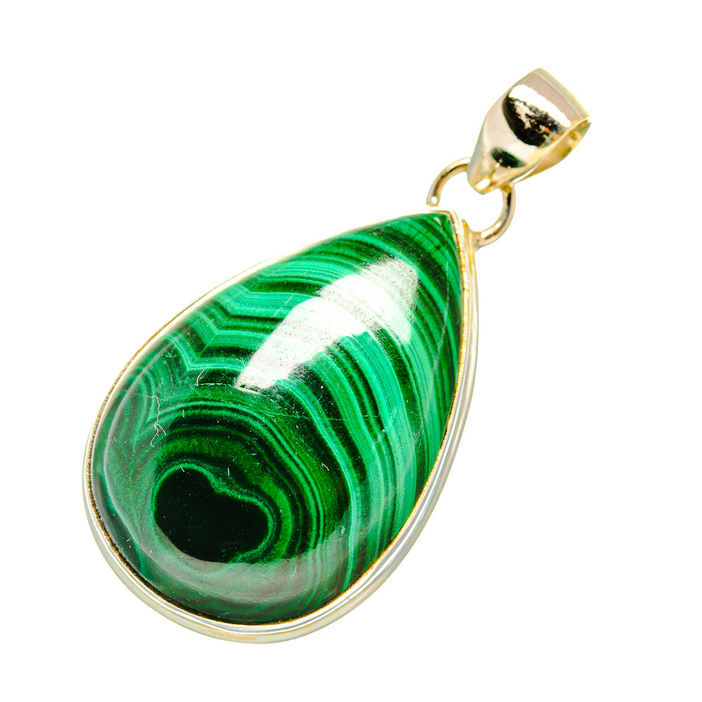 Malachite Pendants handcrafted by Ana Silver Co - PD6101