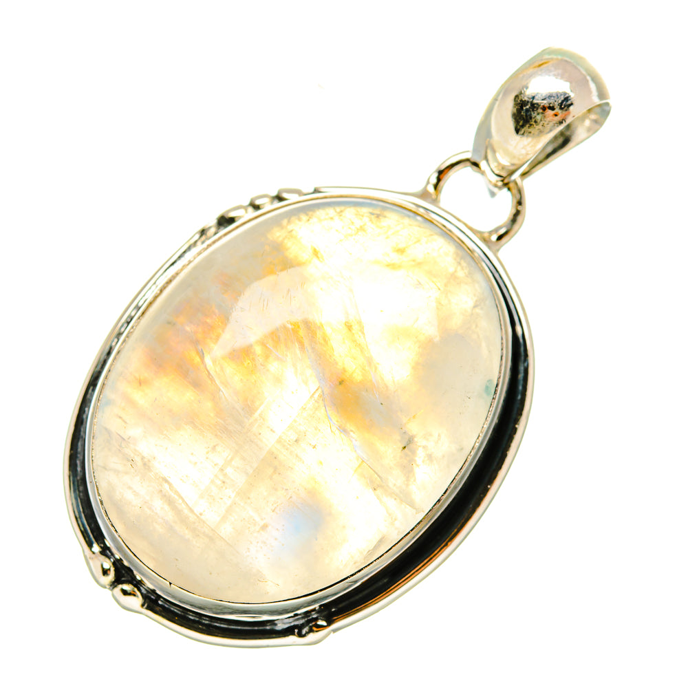 Rainbow Moonstone Pendants handcrafted by Ana Silver Co - PD6119