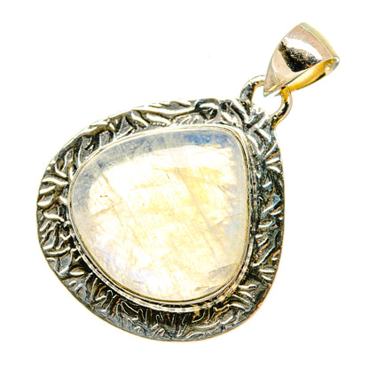 Rainbow Moonstone Pendants handcrafted by Ana Silver Co - PD6122