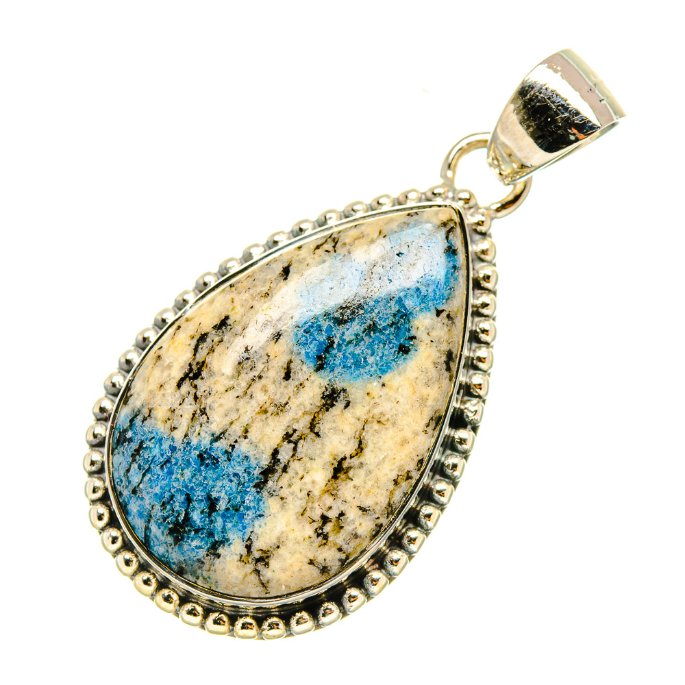 K2 Blue Azurite Pendants handcrafted by Ana Silver Co - PD6141