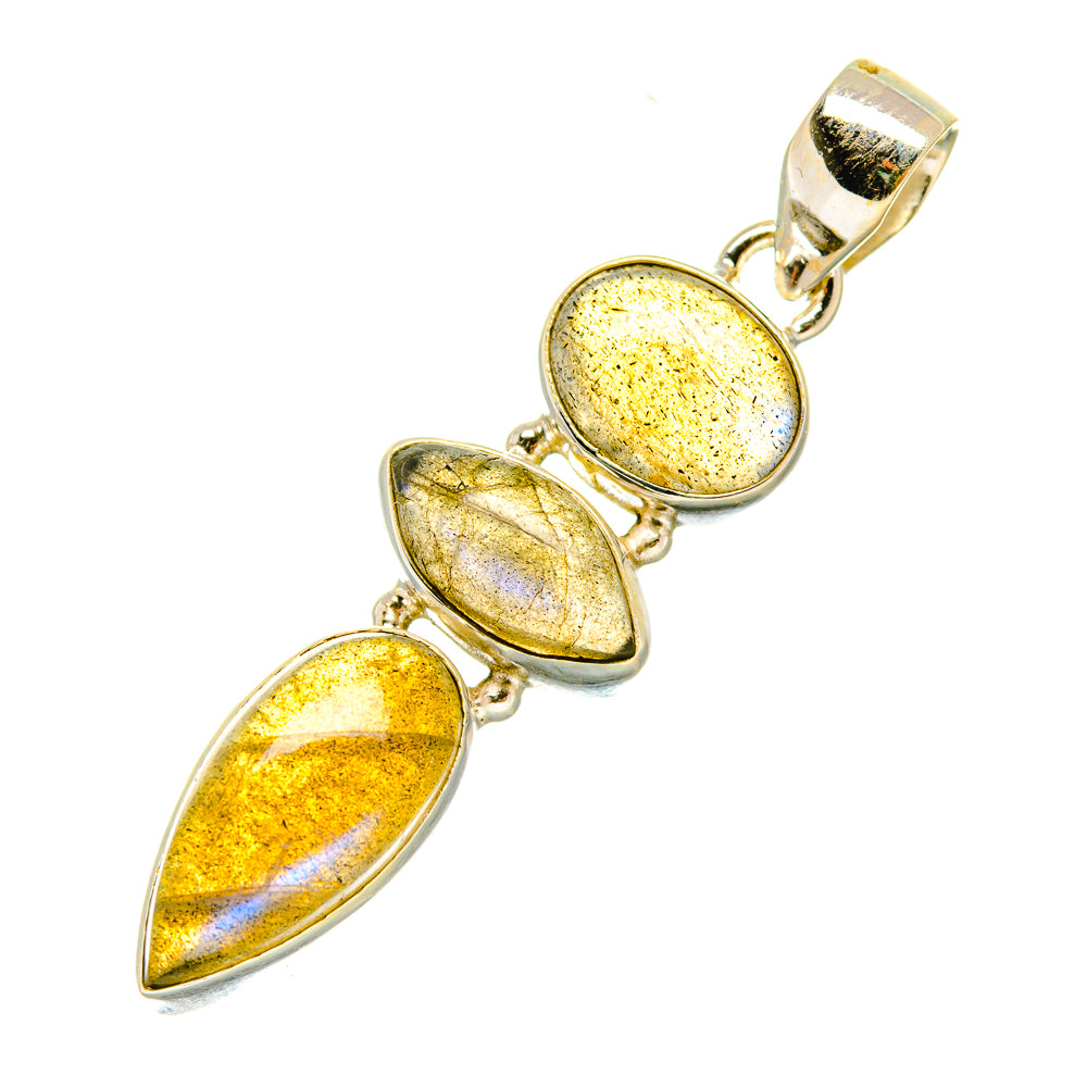 Labradorite Pendants handcrafted by Ana Silver Co - PD6144