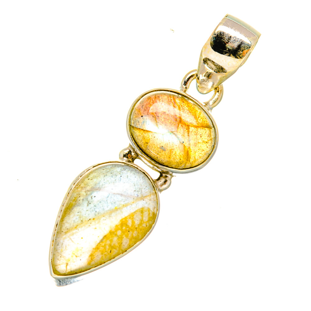 Labradorite Pendants handcrafted by Ana Silver Co - PD6145