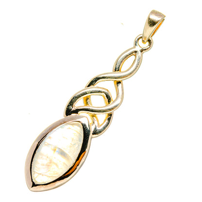 Rainbow Moonstone Pendants handcrafted by Ana Silver Co - PD6146