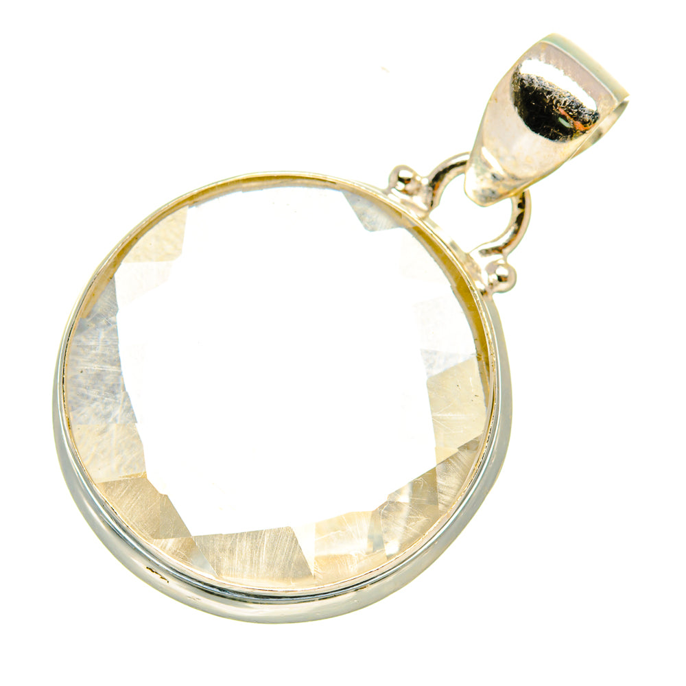 White Quartz Pendants handcrafted by Ana Silver Co - PD6149
