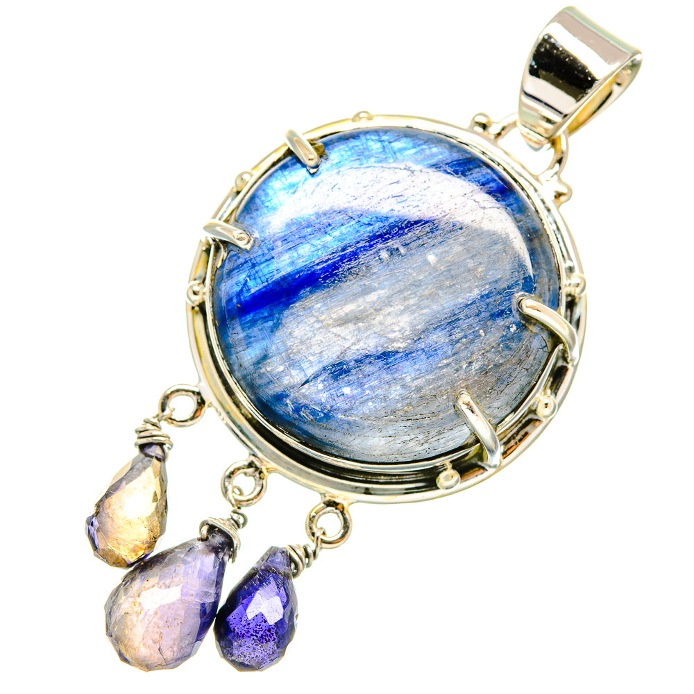 Kyanite Pendants handcrafted by Ana Silver Co - PD6151