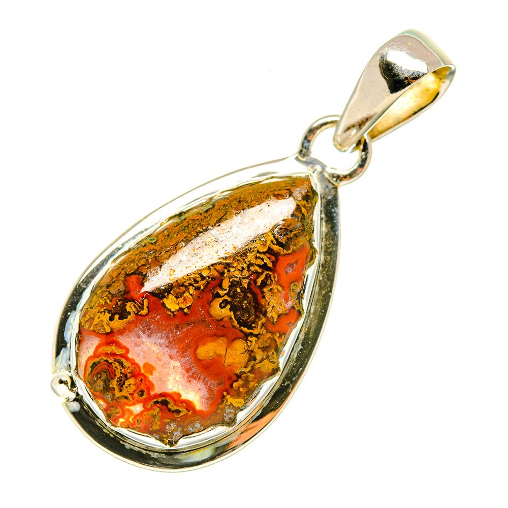 Mahogany Obsidian Pendants handcrafted by Ana Silver Co - PD6167
