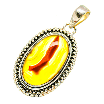 Botswana Agate Pendants handcrafted by Ana Silver Co - PD6171
