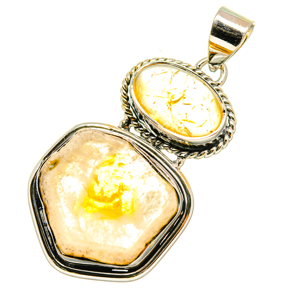 Citrine Pendants handcrafted by Ana Silver Co - PD6172