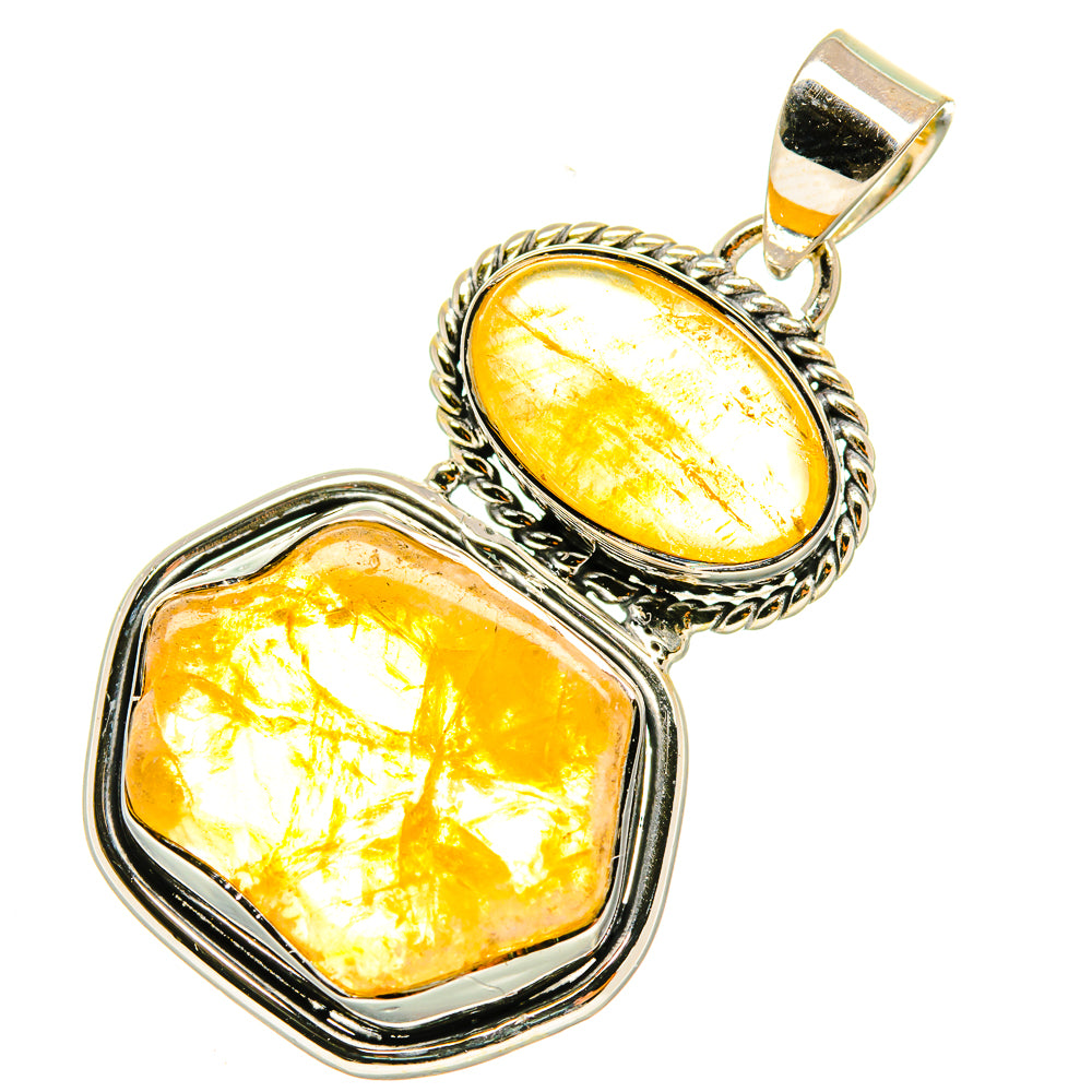Citrine Pendants handcrafted by Ana Silver Co - PD6173