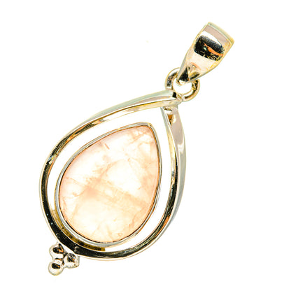 Rose Quartz Pendants handcrafted by Ana Silver Co - PD6181