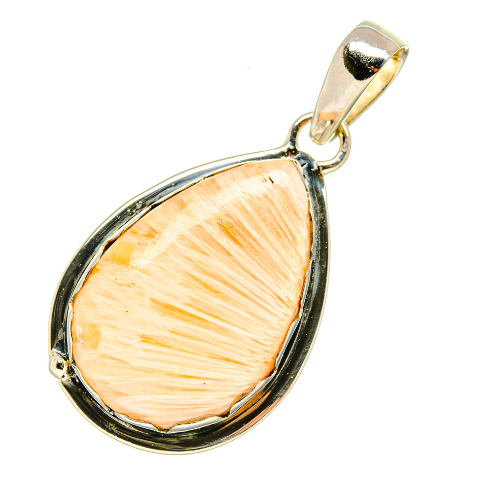 Scolecite Pendants handcrafted by Ana Silver Co - PD6182