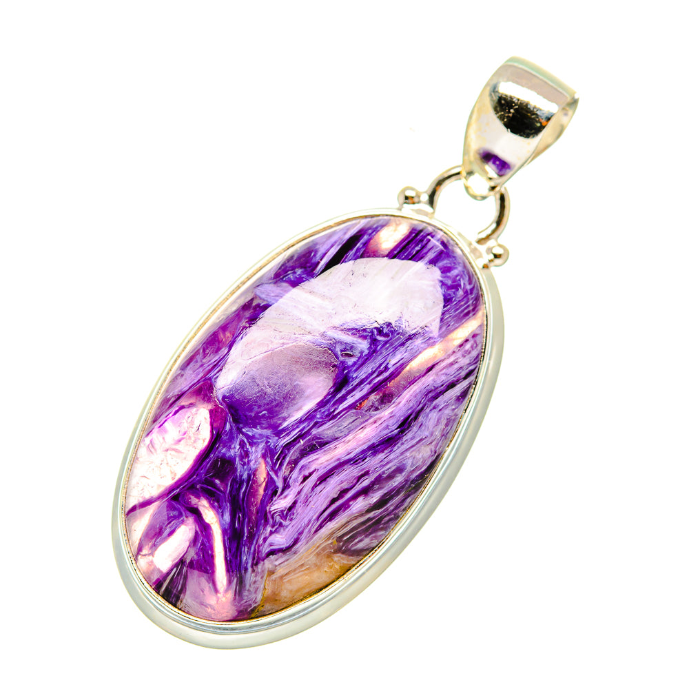 Charoite Pendants handcrafted by Ana Silver Co - PD6193