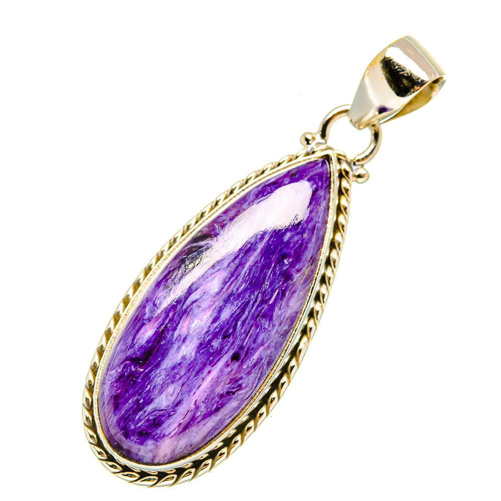 Charoite Pendants handcrafted by Ana Silver Co - PD6194