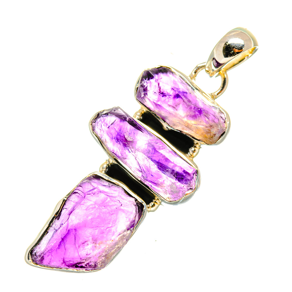 Amethyst Pendants handcrafted by Ana Silver Co - PD6195